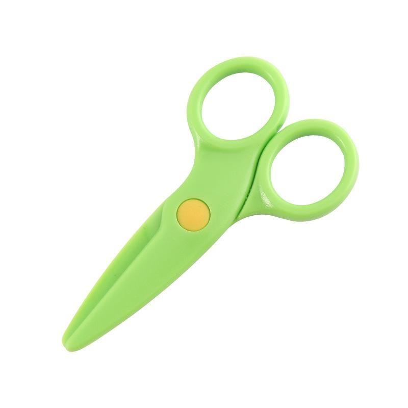 Kids Safe Craft Scissors Rounded Safety Edge 1Pc Portable Set for Toddlers Home DIY Craft Kindergarten Supplies