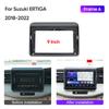 2018-2022 For Suzuki ERTIGA 9"/LHD/RHD/UV/Matt Black Car Multimedia Radio Frame Fascia Panel Dashboard Mounting Bracket Adapter