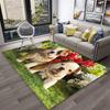 Cartoon Französisch Pit Bull Hund Haustier Teppich Teppich für Zuhause Wohnzimmer Schlafzimmer Sofa Fußmatte Dekor, Kinder Spielbereich Teppich rutschfeste Bodenmatte