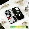 Nine Tailed Fox Phone Case For iPhone17,16,15,14,13,12,11 Plus,Pro Magnetic For Magsafe Wireless Charging