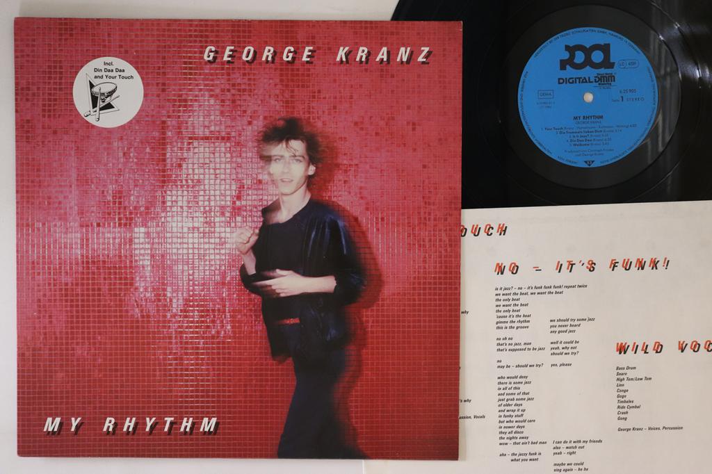LP Record GEORGE KRANZ - My Rhythm 625905 POOL 1984 Germany Soul/Funk Used