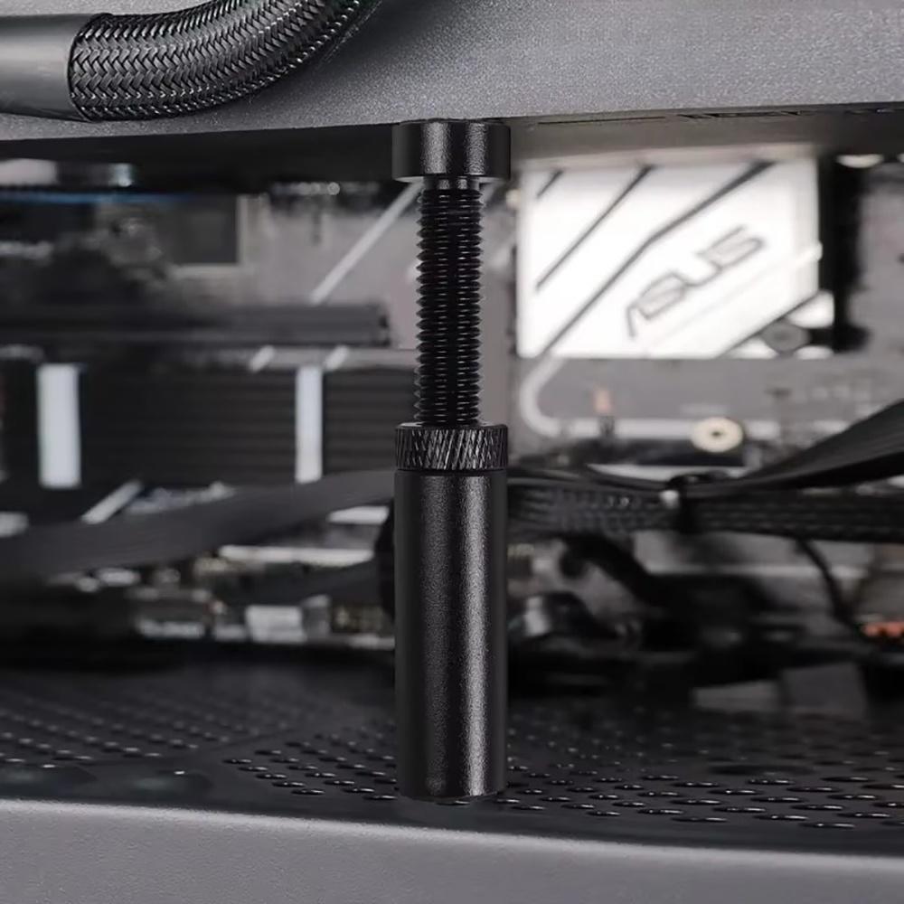 Graphics Card GPU Support Bracket Anti Sag Holder Stand Video Card Sag Holder for PC Gaming Desktop Vertical Telescopic Rotating