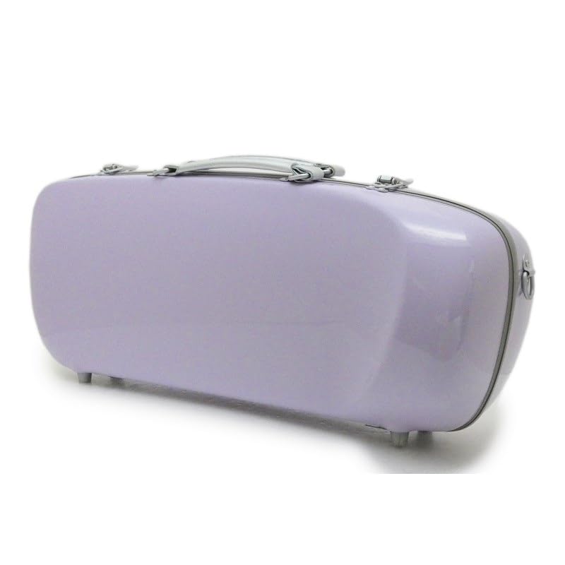 Shiny Case II Trumpet Aero Satin Silver Latch Gray Wisteria Shoulder Strap C.C. Case, & Molding, CC2-ATP-WS/G [Backpack & Included]