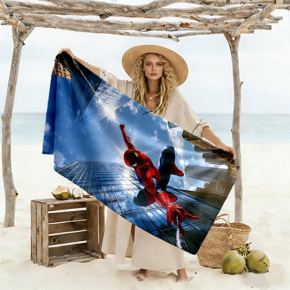 Spider-man Durable Beach Towel Foldable Oversized, foldable, portable, travel beach towel Vibrant Pattern Perfect Gift for Women/Men