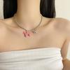 Cute Enamel Pony Pendant Necklace Trendy Blogger Inspired Jewelry Gift Sweet Style Layering Chain For Women
