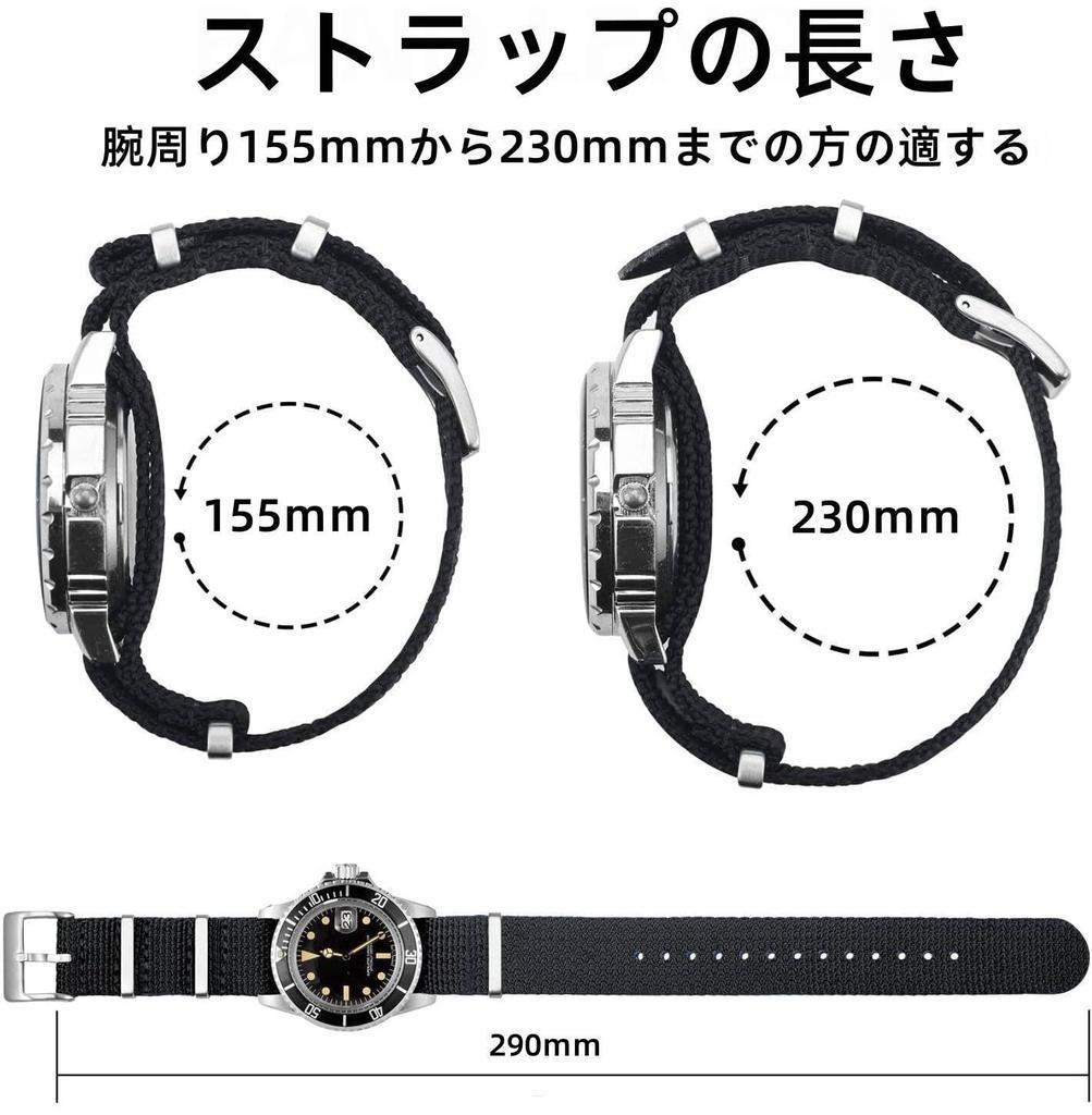 Jumpsunfun 20mm Military Nylon Watch Band for Omega X Swatch Speedmaster MoonSwatch, Gray