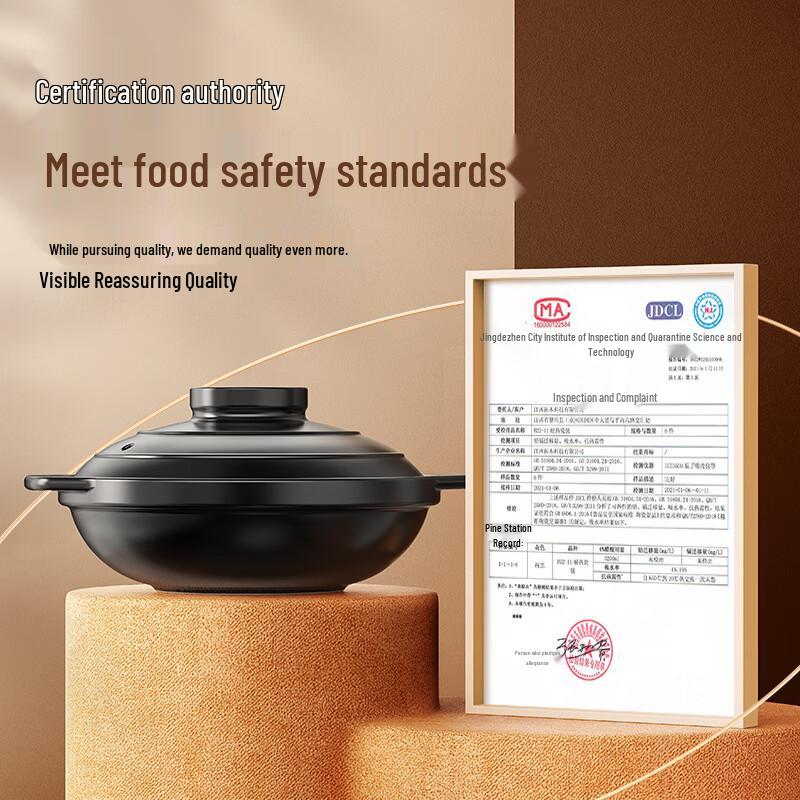 Zhishi 1.7L Ceramic Soup Pot