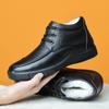 Thickened Fur Integrated Snow Boots Men's Genuine Leather Wool Large Cotton Shoes Velvet Cotton Shoes Winter Casual Men's Boots To Keep Warm