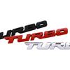3D Car Sticker Turbocharged Turbo Metal Badge Car Modification Accessories Rear Marked Side Marking Decorative Car Sticker