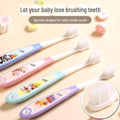 Soft Bristle Silicone Training Toothbrush for Ages 1-6