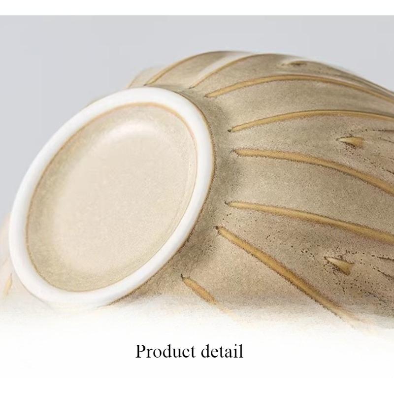 220ml Kiln Transmutation Glaze Craft Retro Design Tea Cup Coffee Cup and Saucer, Art Ceramic Coffee Cup for Latte,Espresso,Cappuccino,Microwave Safe