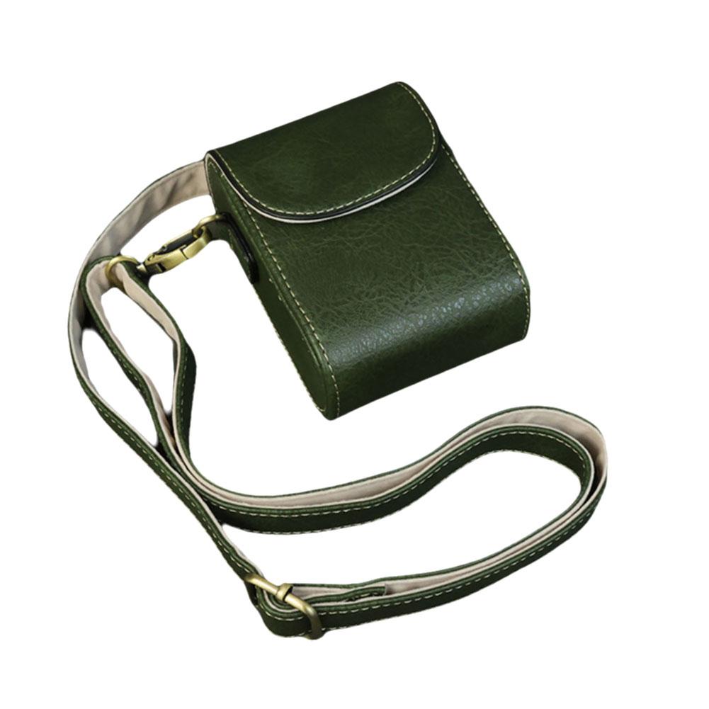 Universal Leather Camera Bag For Lumix zs99/tz99 Sony zv1m2 Canon sx730/740 Crossbody Bag Shoulder Camera Storage Bag
