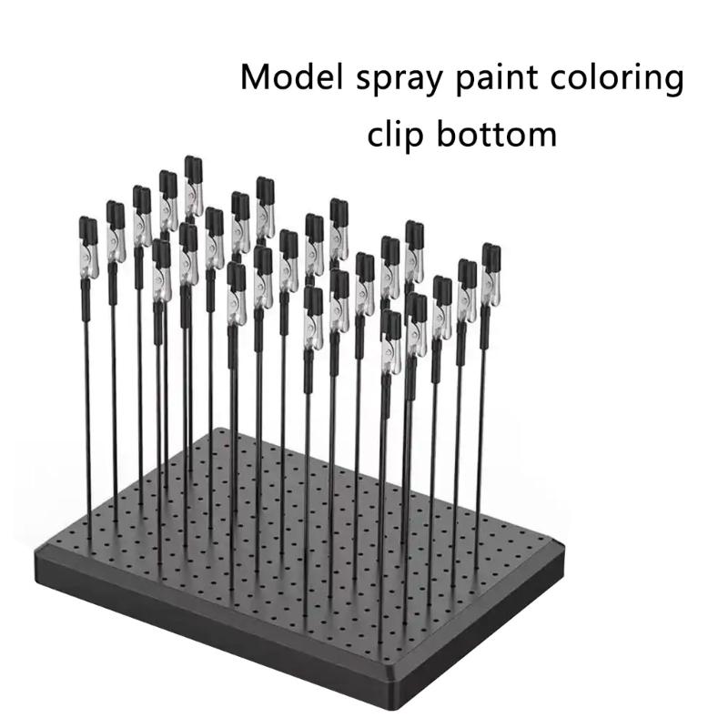 Lightweight Easy Grip Model Painting Base Tool with Adjustable Sprayer for Model Maker Accurate Smooth Paint Application