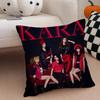 GirlGroup Kpop KKara Cushion Cover Throw Pillow Cover Hidden Button Durable Polyester Chair Cushion