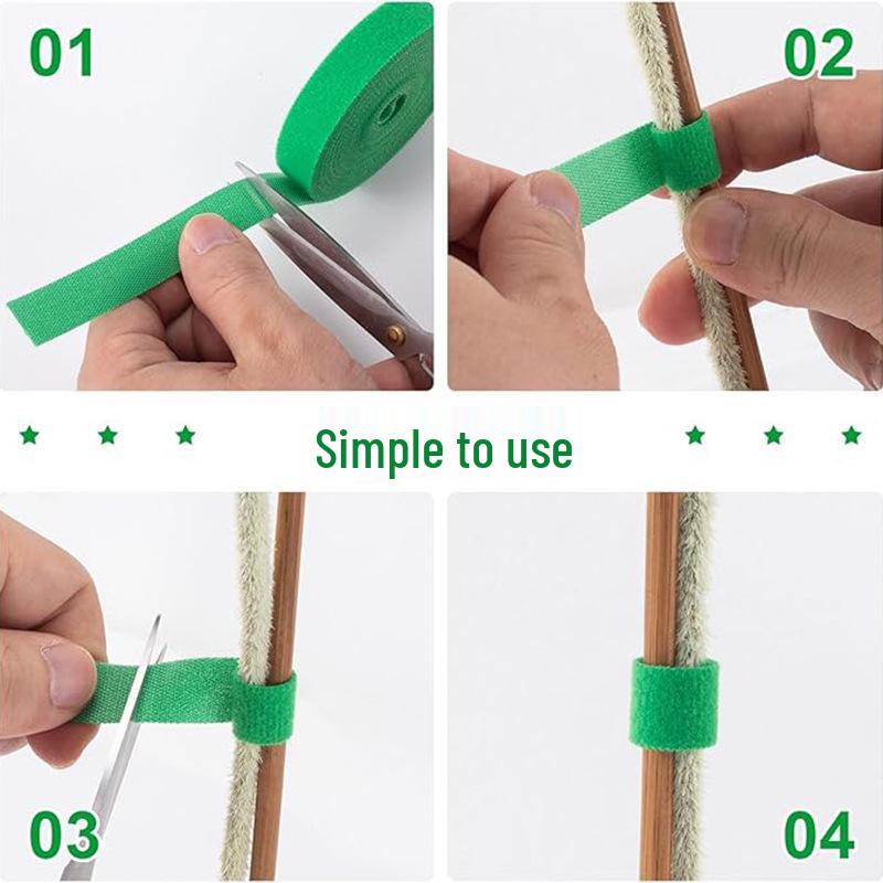 Velcro Color Nylon Zip Ties: Organize Cables & Secure Plant Branches