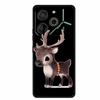 Black Silicone Case For Tecno Pova 6 Pro Phone Case Shockproof Soft Coque For Tecno Pova 6 Pro Back Cover Case Pova6 Pro Cartoon