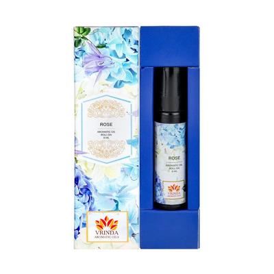 Rose Oil Roller (8 Ml), Rose Aromatic Oil Roller Bottle,
