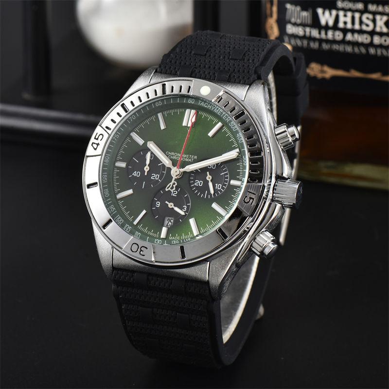 Men's Fashion Business Quartz Watch Multi-function Chronograph Wristwatches Sport Casual Watches