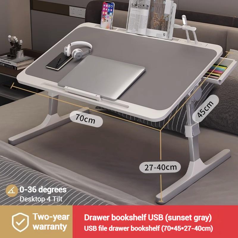 Liftable Multifunctional Folding Table Anti-Slip Laptop Bed Desk Study Work Multi-purpose Portable Lazy Table