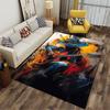 Colorful Guitarist Art Design Suitable As a Non-slip Mat for the Living Room or Bedroom Sofa