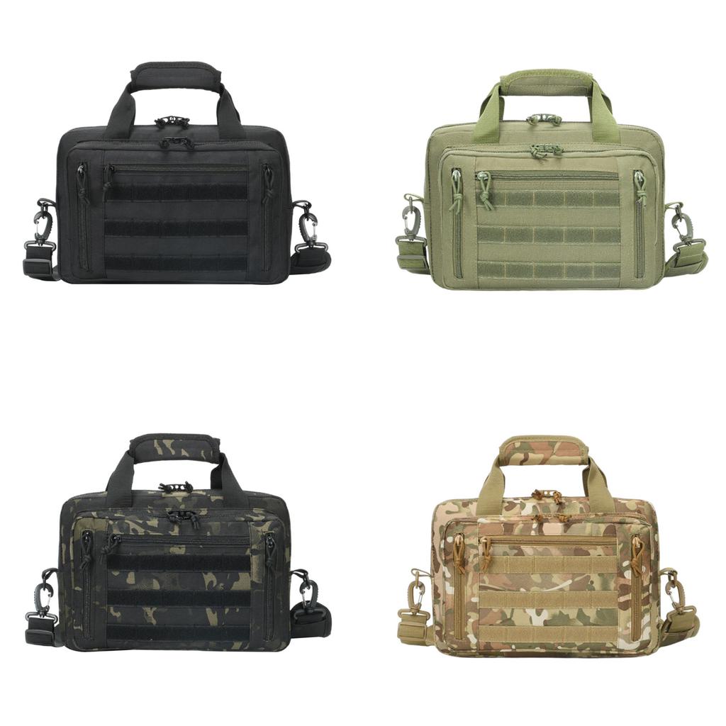 Outdoor multi-functional large-capacity gun bag, outdoor waterproof military enthusiast diagonal compartment bag