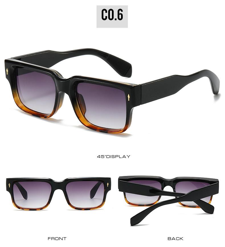 Quality Square Sunglasses Men Brand Arrow Decoration Fashonable Suitable Stylish Eyewear Man Sun Glasses Uv400