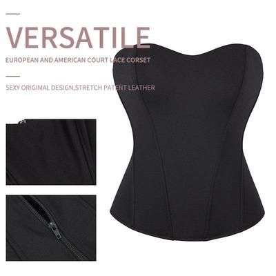 Bustier con Zip Invisibile e Stecche a Spina di Pesce: Fascia Modellante per la Vita che Valorizza le Curve e Controlla la Pancia