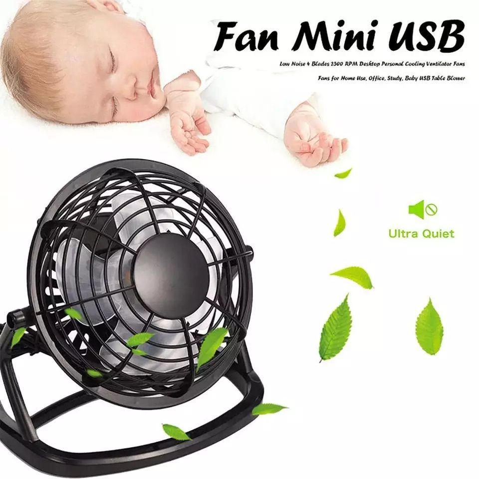 Mini Usb Desk Fan For All Spaces Personal Compact Cooler Usb Powered**