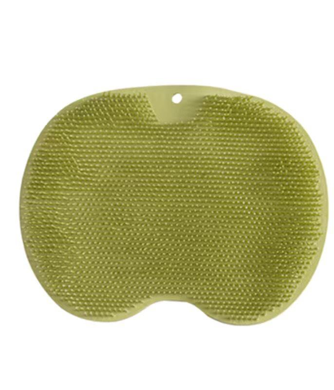 Back Massage Brush Silicone Foot Wash Body Cleaning Bathing Tool Exfoliating Shower Massage Scraper Bathroom Non Slip Bath Mat