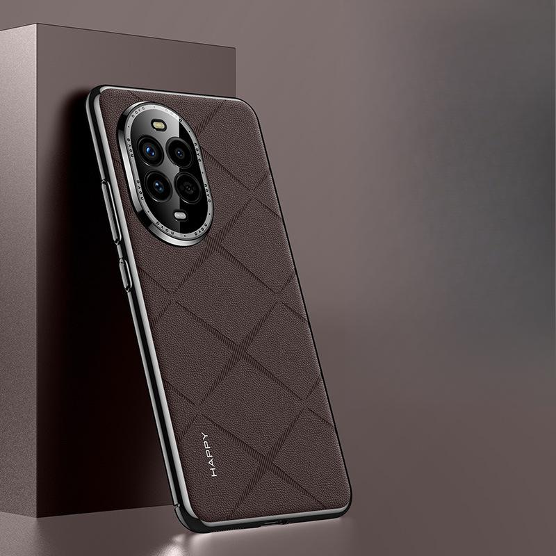 

Подходит для чехла для мобильного телефона Huawei Nova13pro Высококлассный Nova13 Полностью закрывающий Противоударный Бизнес мужской кожаный чехол 12p Huawei Nova 12