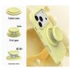 Magnetic Folding Stand for Apple, Huawei, Samsung - Stylish Solid Color Liquid Silicone with Air Cushion
