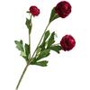 Realistic Dew Lotus Silk Flower Artificial Floral Arrangement for Home Office Wedding with Adjustable Wire 43cm