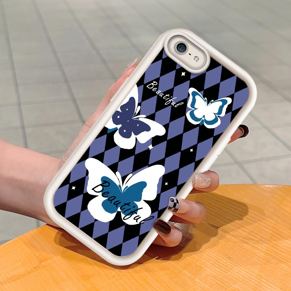 

Мягкий силиконовый квадратный чехол с рисунком лестницы для телефона, полное покрытие камеры, противоударный защитный резиновый чехол для iPhone Infinix Tecno OnePlus iPhone 7 белый