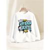 Kids Sweatshirt Casual Fashion Cotton Crew Neck Long Sleeve with Urban Art Graffiti Headphones Spray Paint Cool Pattern, Simple Everyday Kids' Top