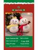 Cross-Border Cute Cartoon Christmas Snowman Plush Toy Ragdoll - Perfect Winter Companion & Gift