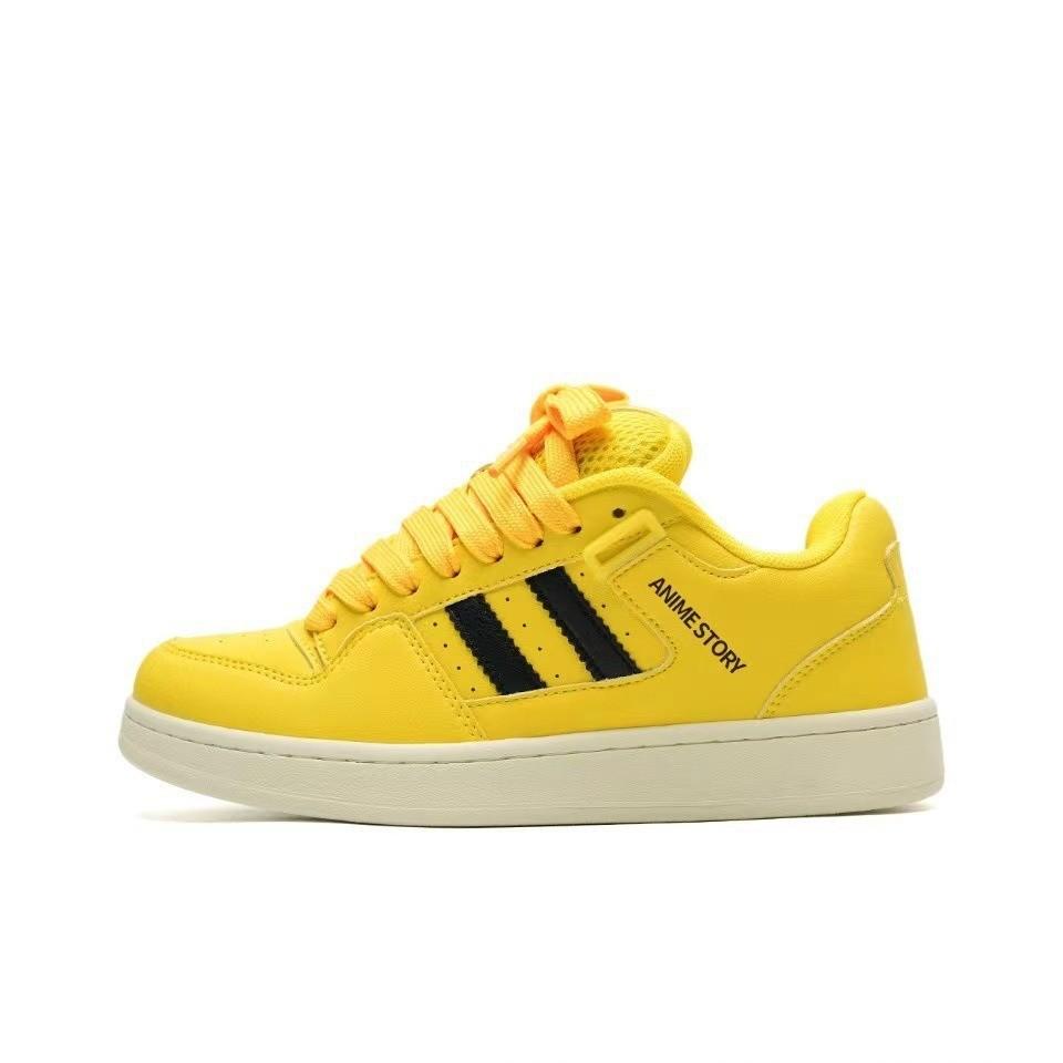 

Niche original retro beige bread shoes dopamine color scheme ins trendy versatile thick sole heightening skateboard shoes sports 35