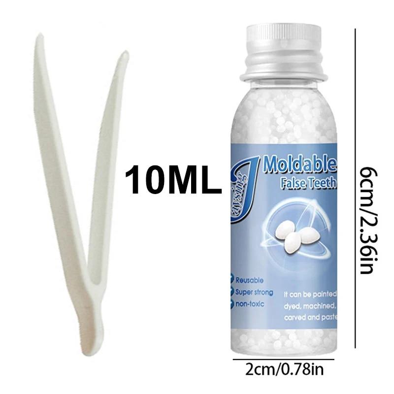 10/30ML Resin Tooth Repair Glue Shapeable Teeth Gaps Filling Solid Temporary Teeth Repair Falseteeth Glue Safety Broken Fangs
