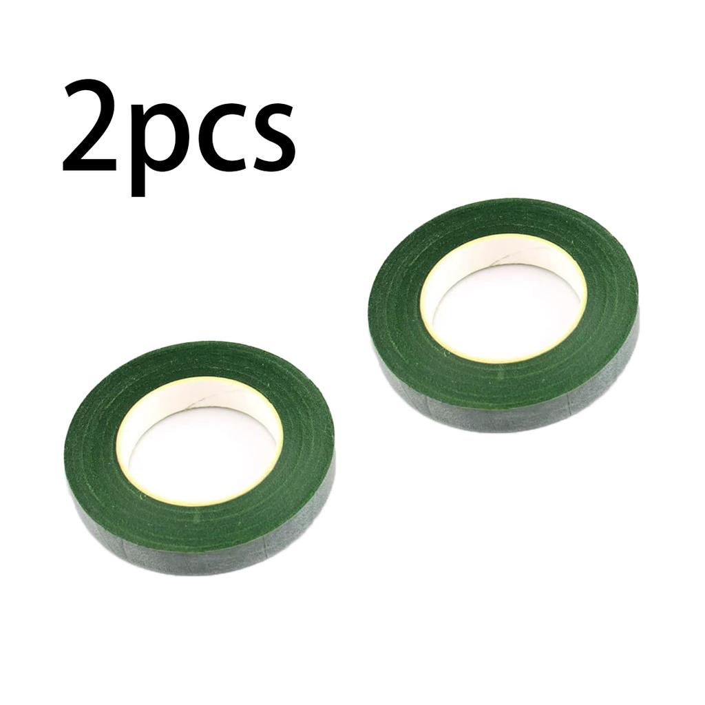 1/2/5PC Christmas Bouquet Floral Stem Wrap Tape Self-adhesive Green Bouquet Wrapping Paper Tape  Party DlY Flower Wrap Supplies