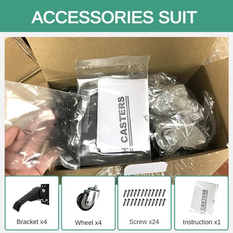 Woodworking High Load Bearing Casters Workbench Moving Casters DIY Table Universal Wheel Tool Accessory