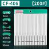 Diamond Flat-Tapered File Set CF-400: Alloy Metal Mold Grinding & Shaping Tool
