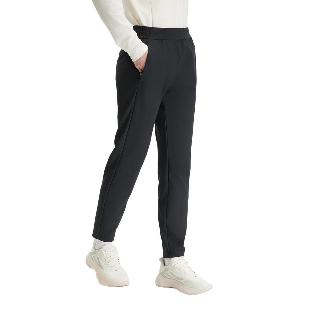 FILA Fashion Versatile Skin-Friendly Soft Knitted Sports Pants Women bottoms Deep-Black A11W441603A-BK