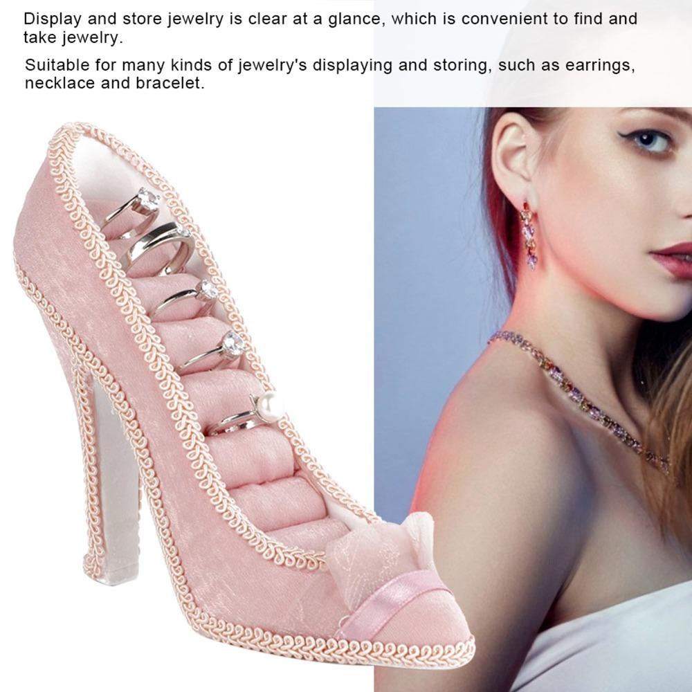 High-Heeled Style Jewelry Display Rack Multi-Tier Design Jewelry Organizer Stand For Home Decor