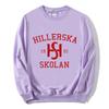 Young Royals Hillerska školní mikiny Vintage mikiny Dámské Unisex Pulovr s kapucí s kapucí Oversize Oblečení Kabát Mikiny