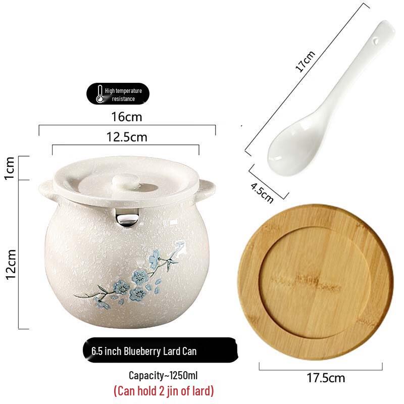 Lilang Ceramic Underglaze Seasoning Jar