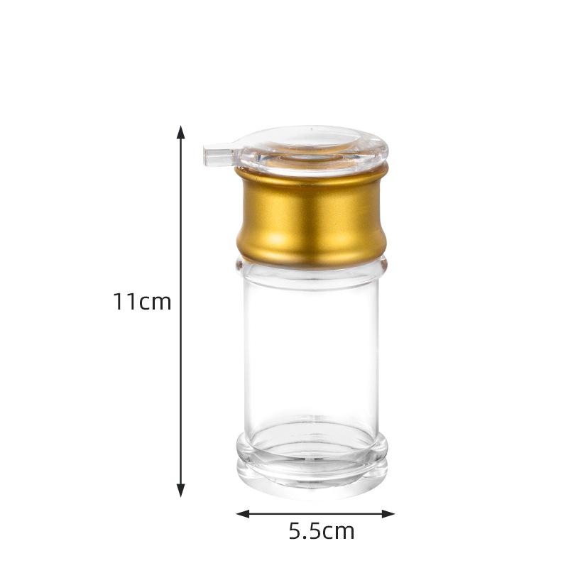 Clear Acrylic Seasoning Oil Bottle Portable Plastic Spice Jar Salt Shaker BBQ Pepper Dispenser Soy Vinegar Cruet Kitchen Tools