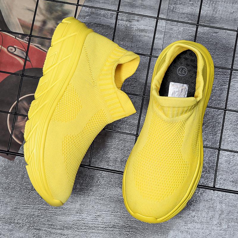 Women’s Moccasins Loafers Casual Slip on Walking Shoes Summer Men’s Slip-ons Lightweight Socks Shoes for Girls Large Size 35-46