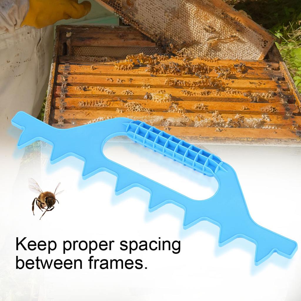 Bee Hive Frame Spcing Tool Spacer Beekeeping Accessories Blue 7 Frame