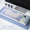 HOGREL L98 Gaming Keyboard with Crater Architecture, MuteSilent Wireless Keyboard, Ripple Mode 2.4GBluetooth 5.1Type-C, Color Screen, 4000mAh