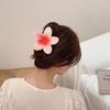 Pince à cheveux - Plumeria hawaïenne - 2pcs - 8 cm - Antidérapante - Couleurs vives