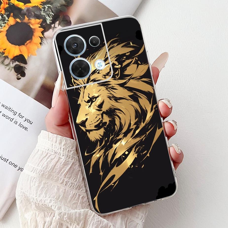 For Oppo Reno8 Pro 5G Case CPH2357 Cool Design Fashion Painted Cover Soft Silicone Phone Case For Oppo Reno 8 Pro Reno8 5G Shell